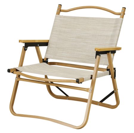 Πτυσσόμενο Καρεκλάκι Παραλίας Με Αλουμίνιο Σκελετό Και Πράσινο Μελανζέ Διάτρητο 2 x 1, 42(w) x 53(d) x 61(h)cm