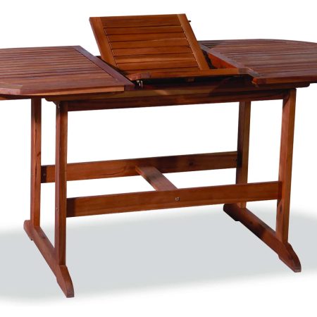 Οβάλ Επεκτεινόμενο τραπέζι Acacia ,120+40=160 x 70 x 75(H)cm