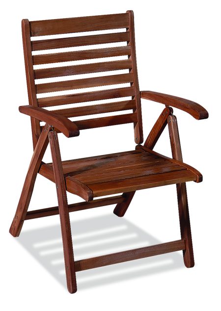 Ξύλινη Πτυσσόμενη Πολυθρόνα Χαμηλής Πλάτης Με 5 Θέσεις ,Acacia