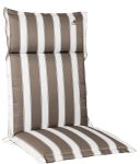 Ριγέ Ψηλόπλατο Αδιαβροχοποιημένο Μαξιλάρι Με Φερμουάρ 114 x 46 x 6cm