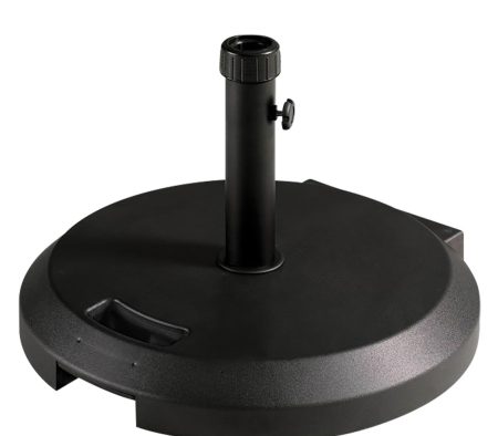 Μάυρη Βάση Ομπρέλας 40Kgr Με Πλαστικό Κάλυμα ABS Φ55