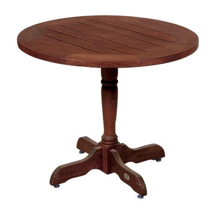 Στρογγυλό Ξύλινο Τραπέζι 90 x 75(h)cm ,Kwilla