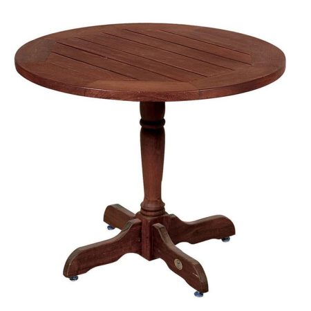 Στρογγυλό Ξύλινο Τραπέζι 90 x 75(h)cm ,Kwilla