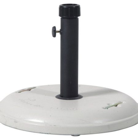 Λευκή Τσιμεντένια Βάση Ομπρέλας 22Kgr , ⌀ 48cm