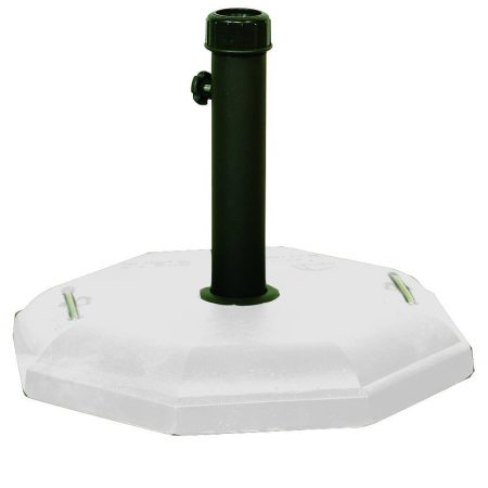 Λευκή Τσιμεντένια Βάση Ομπρέλας 27Kgr , ⌀ 50cm
