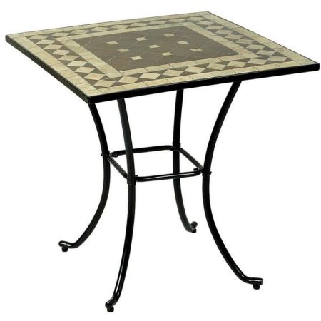 Τετράγωνο Μεταλλικό Τραπέζι Mosaic 70 x 70 x 75(h)cm