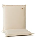 Εκρού Θήκη Γιά Χαμηλόπλατο Μαξιλάρι Πολυθρόνας Με Φερμουάρ 96 x 46 x 6cm