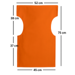 Πορτοκαλί Ολόκληρο Ανταλλακτικό Πανί Σκηνοθέτη Με Καραβόπανο