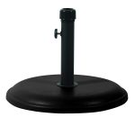 Μάυρη Τσιμεντένια Βάση Ομπρέλας 16Kgr , ⌀ 45cm