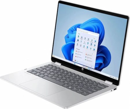 HP OmniBook 5 Flip 2-in-1 Laptop Next Gen AI 14-km0000nv Copilot+ PC Intel Core Ultra 9 35.6 cm (14") Touchscreen 2K Wi-Fi 6 (802.11ax) Windows 11 Pro Silver