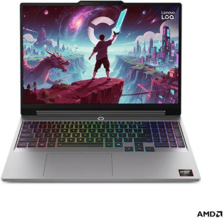 LENOVO Laptop LOQ 15AHP11 15.3'' FHD IPS/R7-250/16GB/512GB SSD/NVIDIA GeForce RTX 5060 8GB/Win 11 Home/3Y Premium/Luna Grey